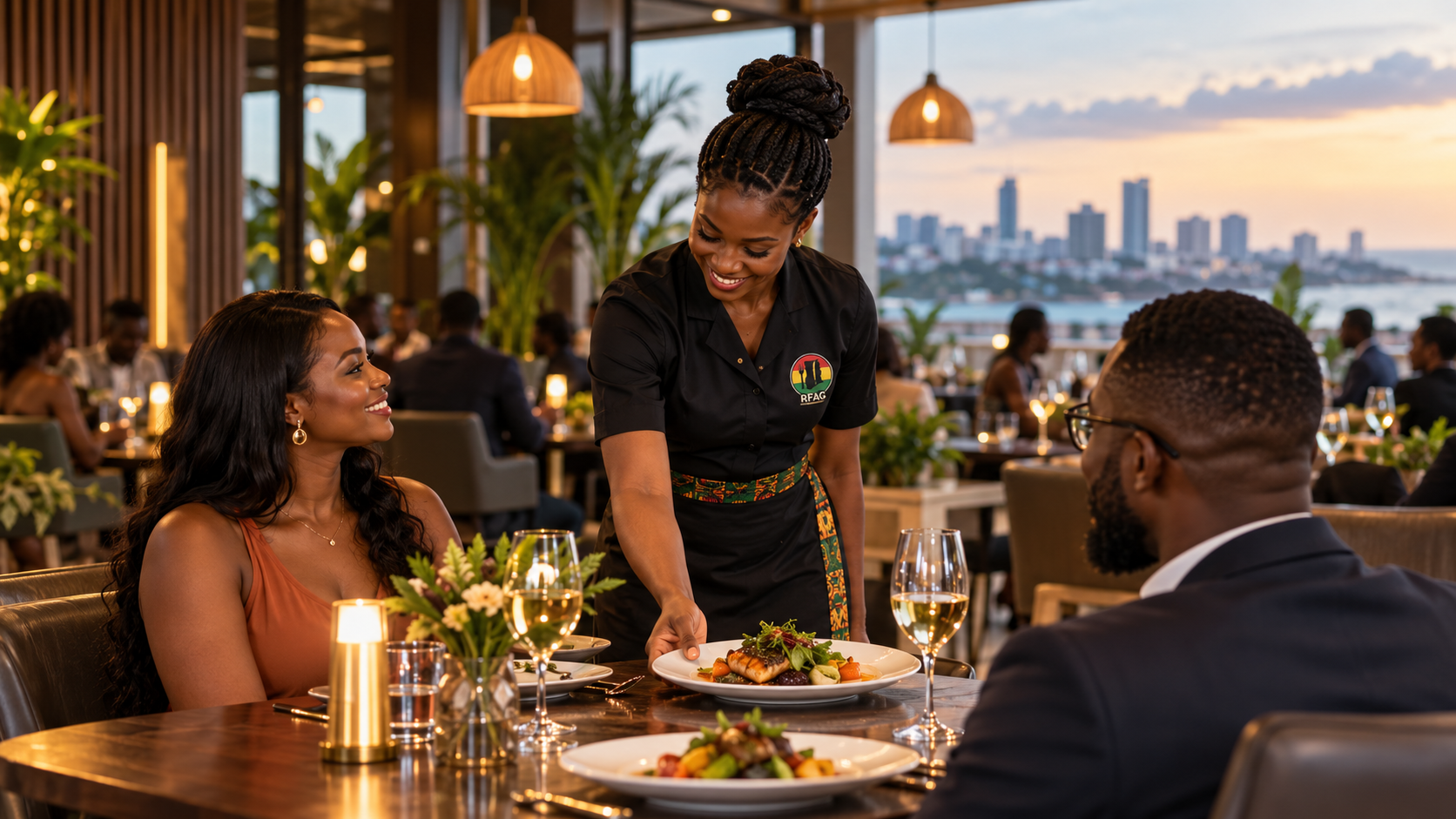 Professional hospitality and restaurant service in Ghana